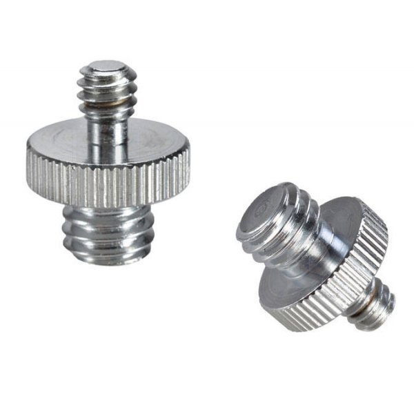 1/4" Male to 3/8" Male Threaded Screw Adapter
