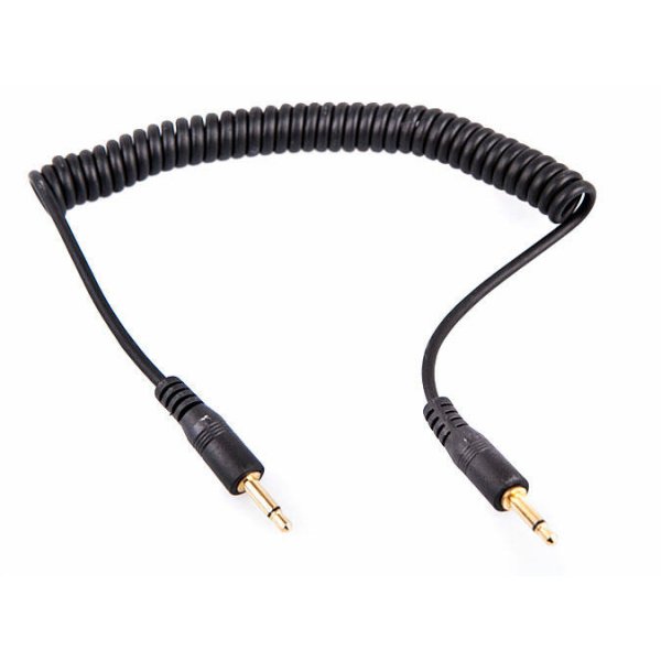 Sync Cable Male to Male 3.5mm Coiled jack 1.5m
