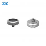 JJC Professional Deluxe Soft Release Button for cameras - Silver and black