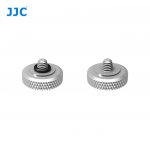 JJC Professional Deluxe Soft Release Button for cameras - Silver and black