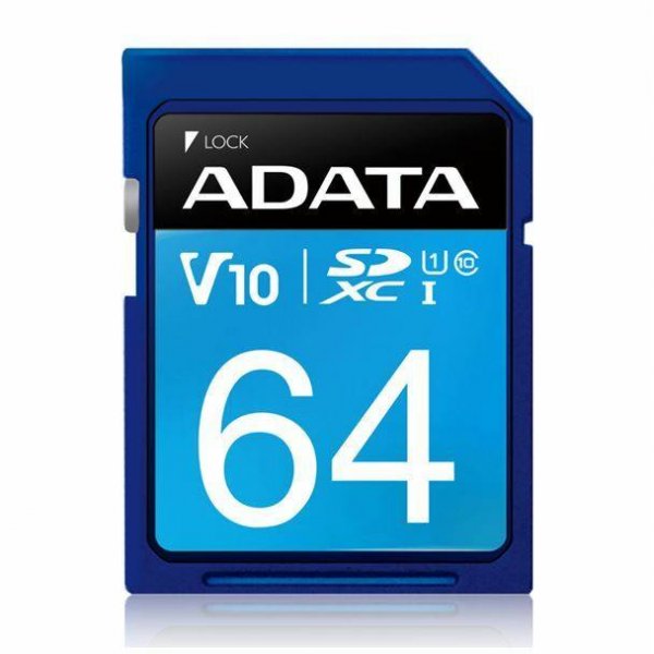 ADATA Premier 64GB SDHC UHS-I U1 Memory Card