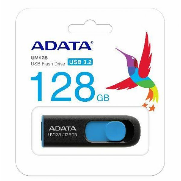 ADATA UV128 Dashdrive Retractable USB3.2 Flash Drive 128GB