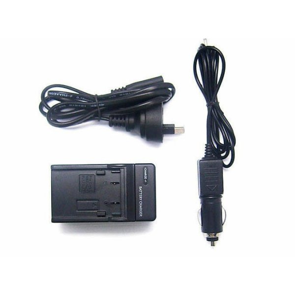 Unbranded Generic Car And Wall Charger For panasonic DMW-BLF19E batteries
