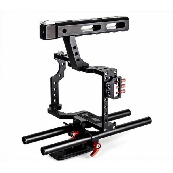 Commlite CS-V5 Professional Aluminium Camera Photography Video Cage with Grip
