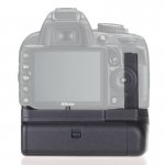 Battery grip for Nikon D3400 DSLR Camera work with One or Two EN-EL14 Batteries
