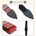 Vintage color Style DSLR Camera Neck Shoulder Strap Belt for DSLR - Model 208