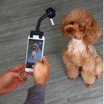 Selfie Stick for Pets Dog Cat fit iPhone Samsung and Most Smartphone Tablet