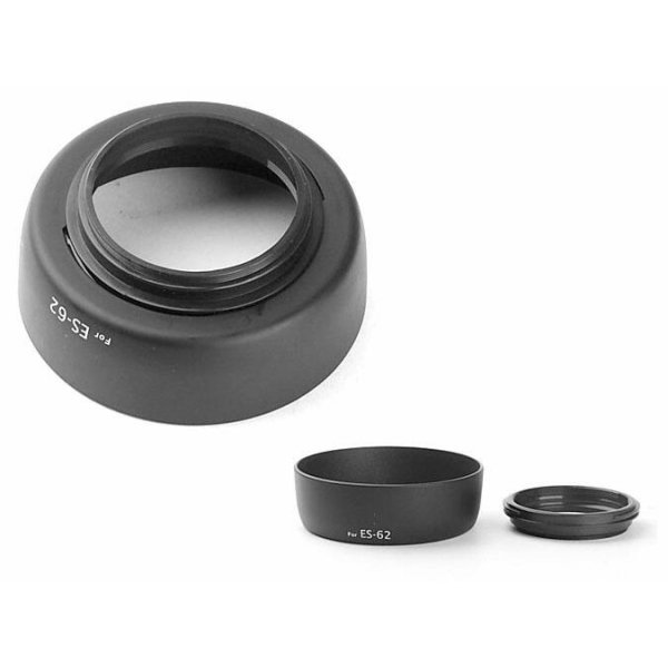Lens Hood for Canon 50mm f 1.8 II ES-62 And adapter