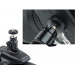 Ball head for mounting on hot shoe or tripod