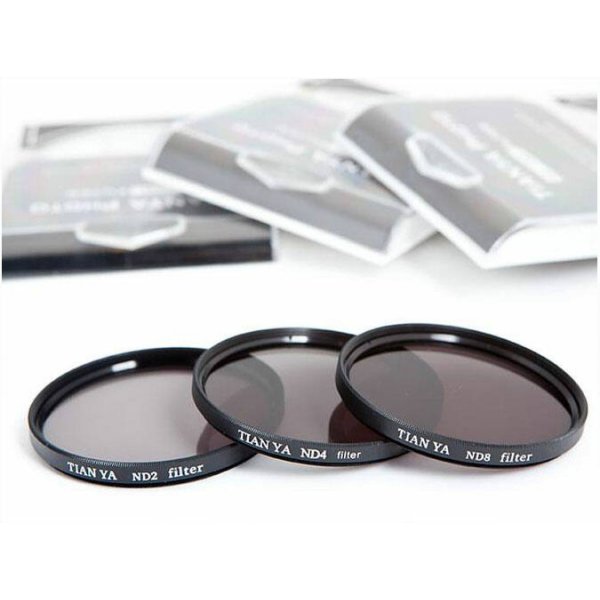 Neutral Density SET ND2 ND4 and ND8 Filter 72mm