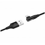 Kiwifoto Micro USB Right Angle data cable 1.2m Black