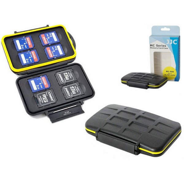 Waterproof Extremely tough 8x SD Memory Card Case