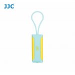 JJC Memory Card Case with Card Reader Blue Yellow