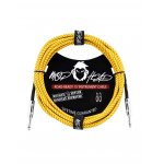 Mophead 15 Foot 4.5m Instrument Braided Cable - Yellow Brown