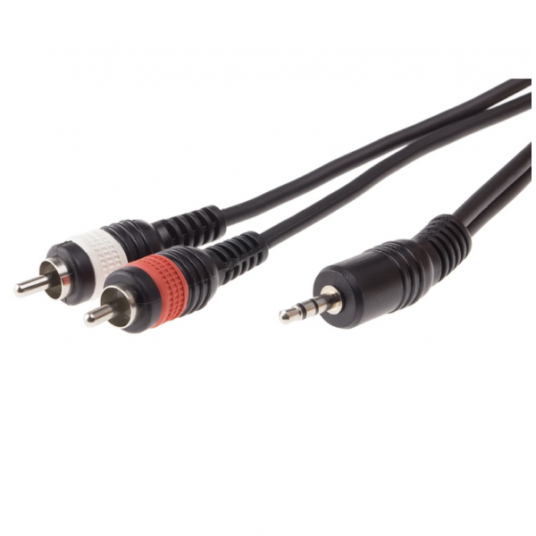 Mophead Quality Professional 2RCA to 3.5mm TRS 1.2m Cable