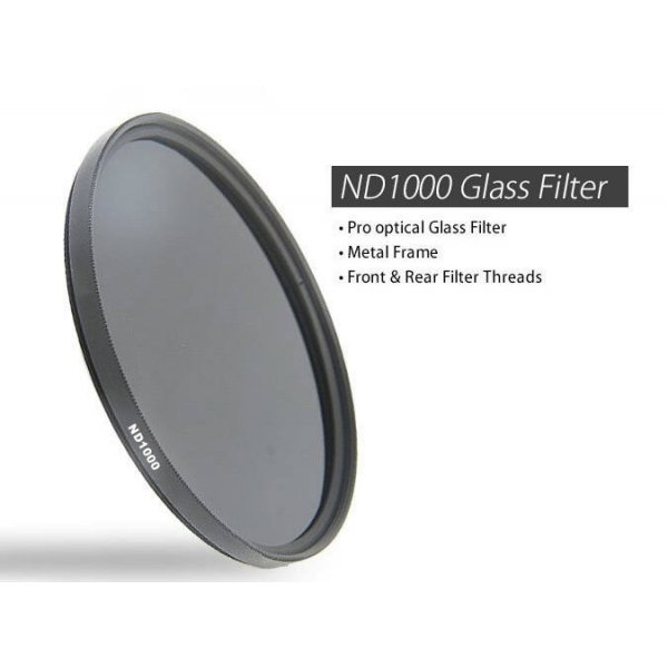 72mm ND1000 Optical glass Neutral Density 10 Stop Filter