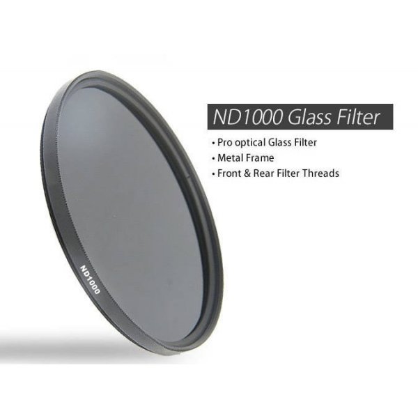 86mm ND1000 Optical glass Neutral Density 10 Stop Filter