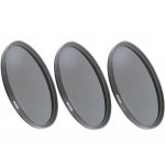 72mm ND400 ND1000 and ND2000 Optical Glass Pro Neutral Density Filter Set