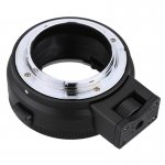 NF-NEX Mount Adjustable Aperture Lens Adapter Ring for Nikon AI to Nex E Mount