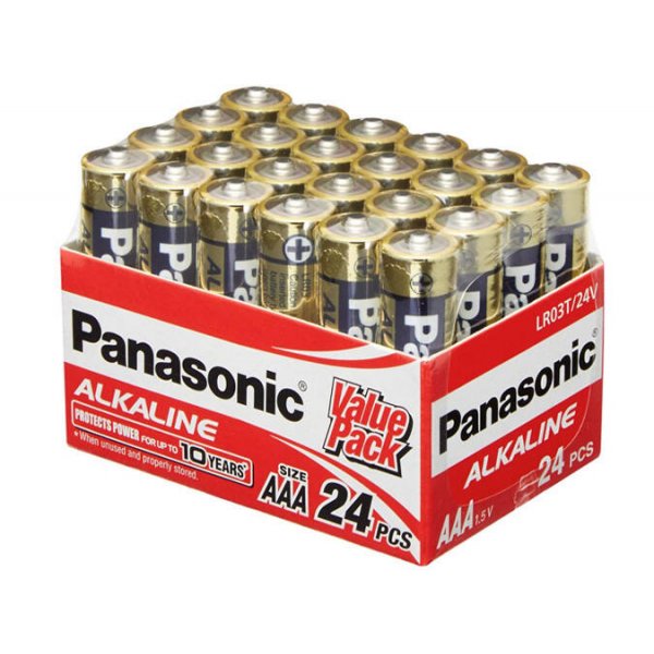 Panasonic AAA Alkaline Battery 24 Pack
