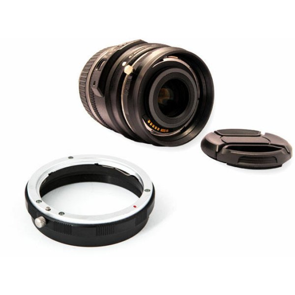 Reverse macro mount protector for Nikon lens