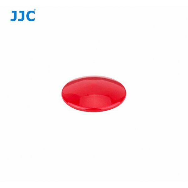 JJC Soft Release Button Brass Light Red Convex