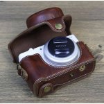 High quality Brown PU Leather case cover for SONY ZV-1F Camera